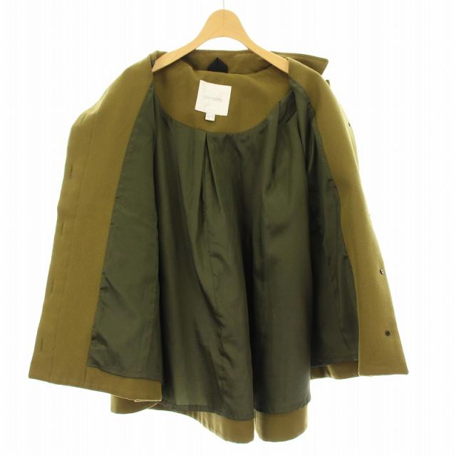 中古】フォルフォルモ FORFORMO 722301 スタンドカラーコート フレア