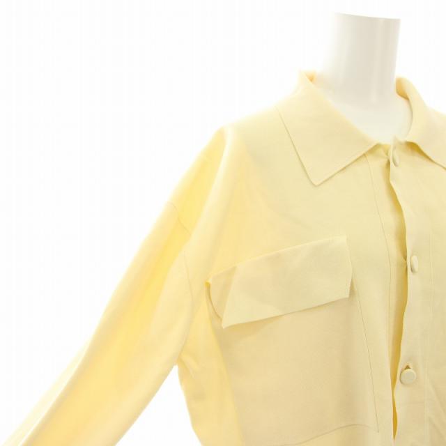 シンゾーン Shinzone 24SS ニットシャツ KNIT SHIRTS セーター ブラウス 長袖 FO クリーム 24SMSNI03 /YT レディース 中古】シンゾーン Shinzone 24SS ニットシャツ セーター