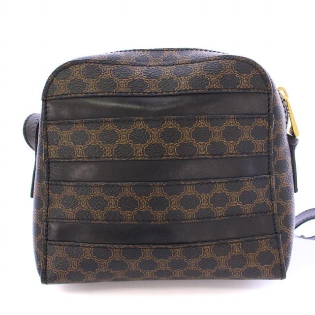 中古】｜CELINE セリーヌ マカダム柄 ショルダーバッグ トリオンフ  