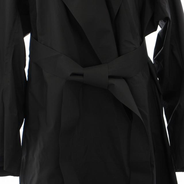 【中古】カオス シェル スペックアウターコート チェスターコート ロング リボンベルト F 黒 CH007003ER レディース 中古】カオス シェル スペックアウターコート チェスターコート ロング