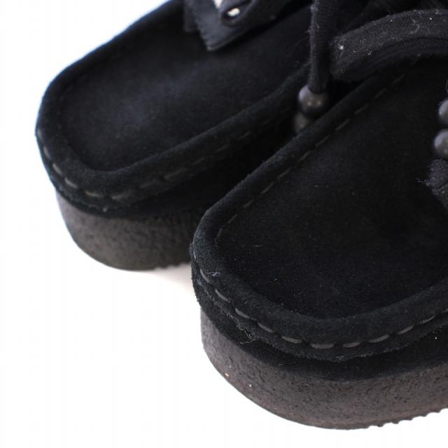 【中古】クラークス clarks Wallacraft Bee ワラクラフトビー モカシン レースアップシューズ 厚底 スエード 黒 中古】クラークス clarks Wallacraft Bee ワラクラフトビー モカシン