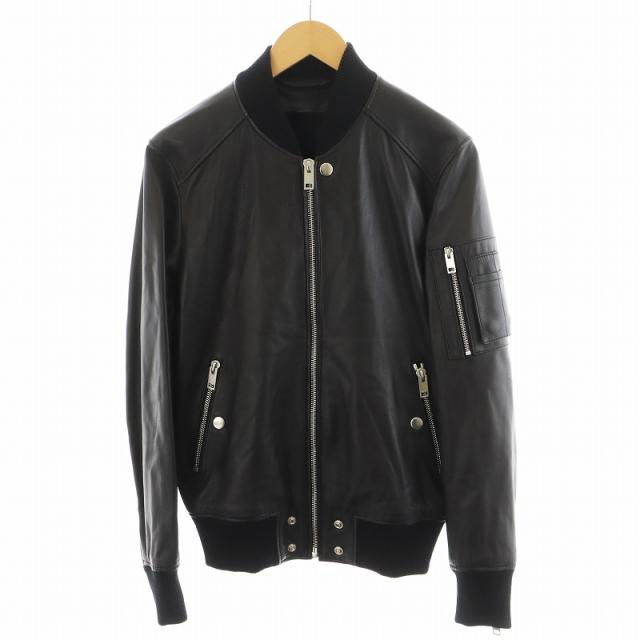 DIESEL L-ABBOTT GIACCA レザーボンバージャケット XL