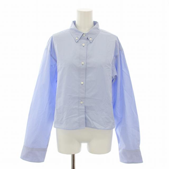 エブリデイアイライク wash シャツ ブルー ファッション