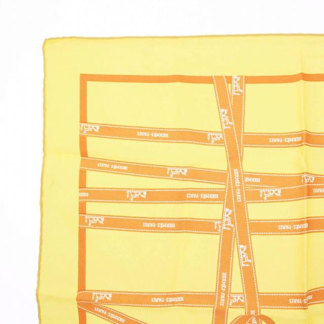 中古】エルメス HERMES カレ45 Bolduc ボアルディック スカーフ