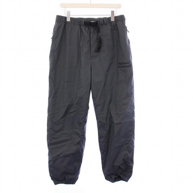 【中古】ザエンノイプロフェッショナル 24AW padded 中綿セットアップ フーディジャケット イージーパンツ M グレー