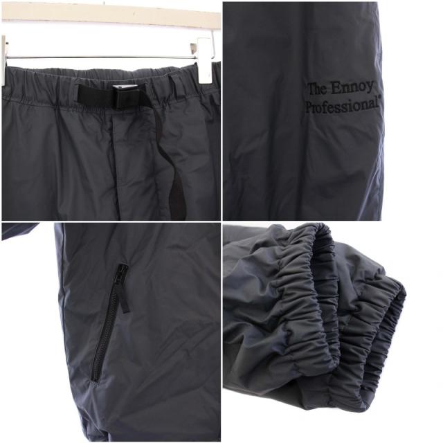 【中古】ザエンノイプロフェッショナル 24AW padded 中綿セットアップ フーディジャケット イージーパンツ M グレー