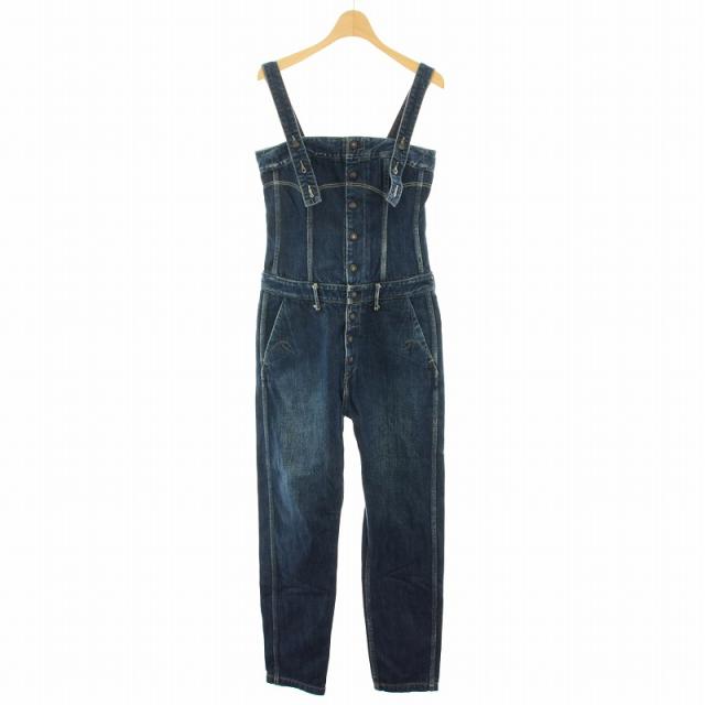 KAPITAL ネイビー サロペット デニム