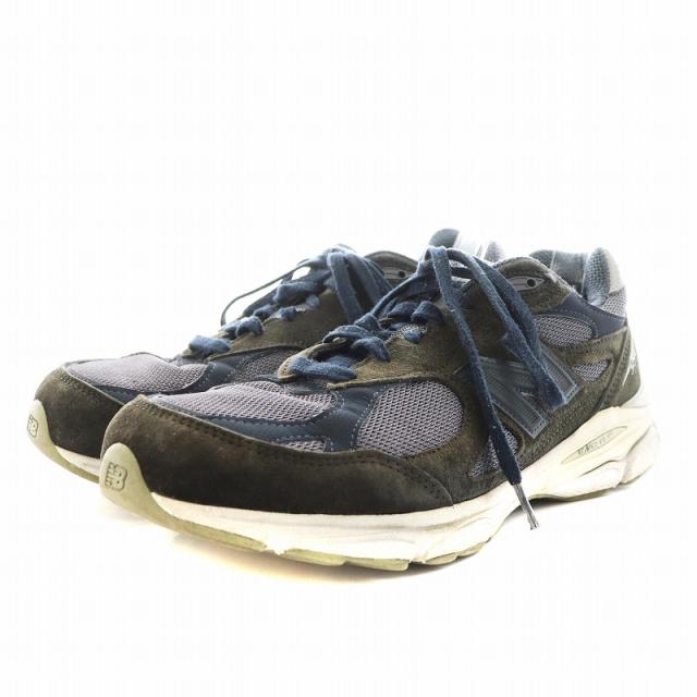 【中古】ニューバランス NEW BALANCE × キス ロニー ファイグ M990KI3 スニーカー シューズ US11 29.0cm 紺 ネイビー