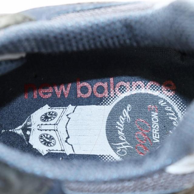 【中古】ニューバランス NEW BALANCE × キス ロニー ファイグ M990KI3 スニーカー シューズ US11 29.0cm 紺 ネイビー