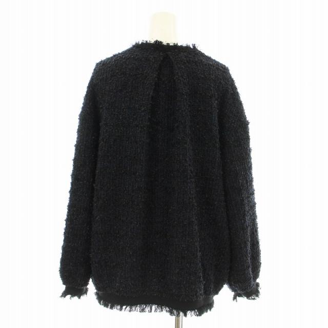 美品ミラオーウェン 24SS ツイードニットジャケット0 美品ミラオーウェン 24SS ツイードニットジャケット0 Mila Owen