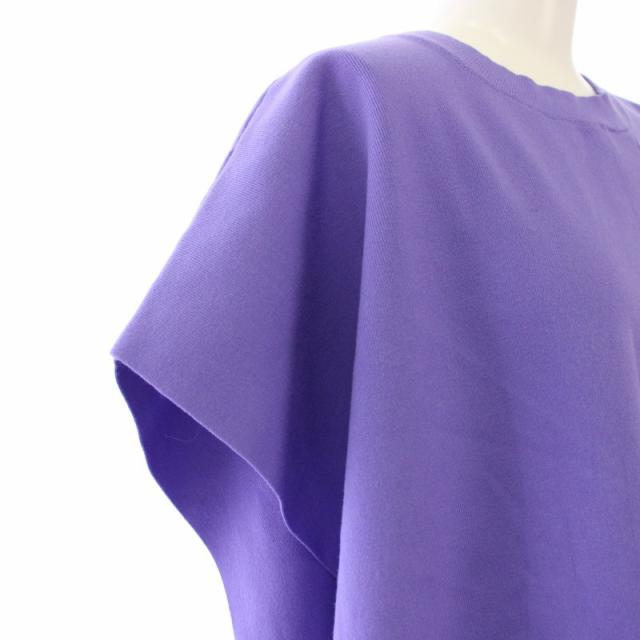 【中古】エンフォルド ENFOLD 25SS アテナケープベスト ATHENA CAPE VEST ニット 38 紫 300IS270-0861 /TK レディース_3