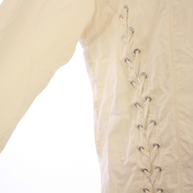 中古】ジョン ローレンス サリバン グログランレースアップシャツ