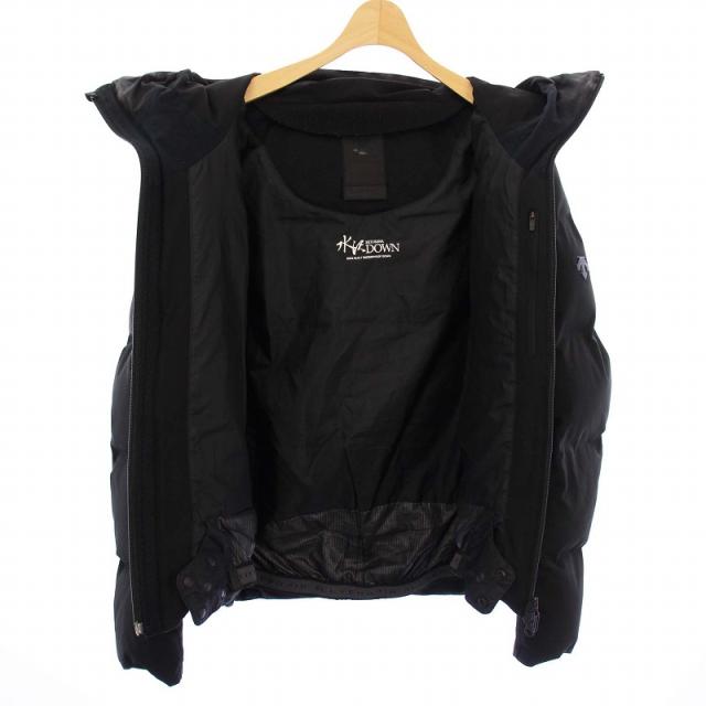 【中古】デサント DESCENTE オルテライン ALLTERRAIN 水沢ダウン ダウンジャケット フーディ アウター S 黒 DAMMGK30U_6