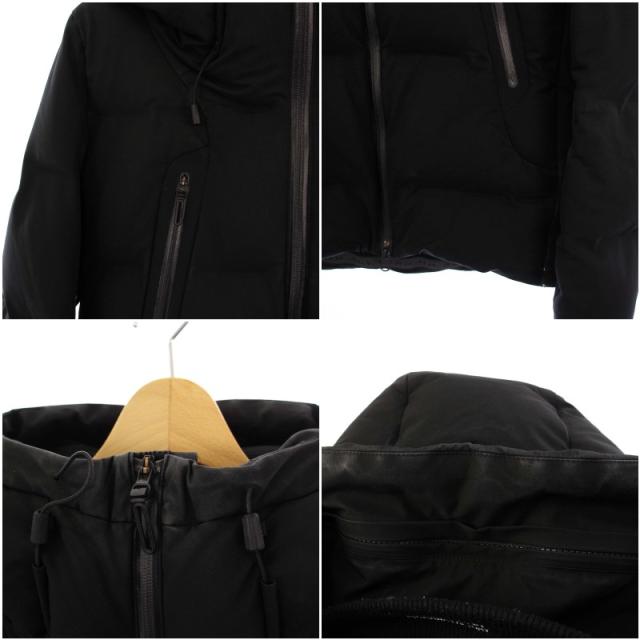 【中古】デサント DESCENTE オルテライン ALLTERRAIN 水沢ダウン ダウンジャケット フーディ アウター S 黒 DAMMGK30U_8