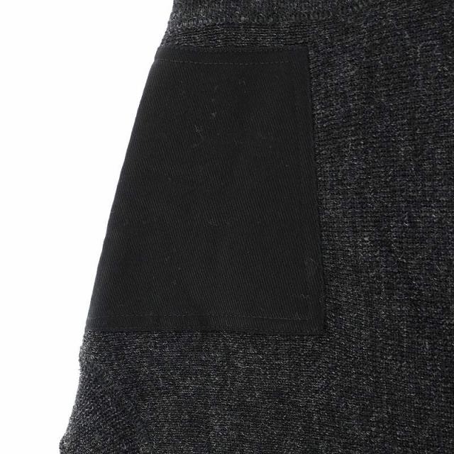 【中古】マーガレットハウエル MHL. 24AW DRY MERINO WOOL CREW KNIT ニット セーター 長袖 ウール L 黒 その他ニット・セーター