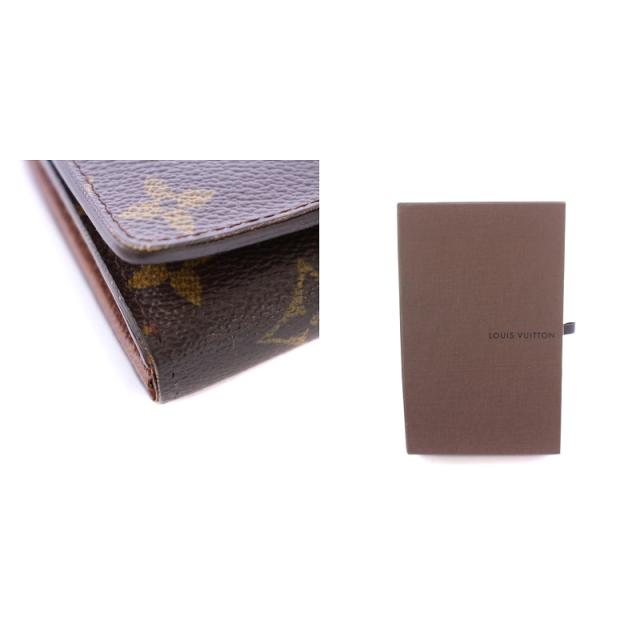 中古】ルイヴィトン ポルトモネビエトレゾール モノグラム 中古】ルイヴィトン ポルトモネビエトレゾール モノグラム