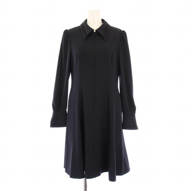 中古】フォクシーニューヨーク ダニカ フレアワンピース ひざ丈 長袖