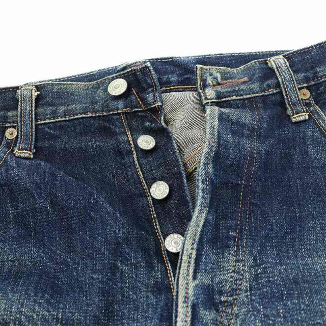 【中古】ドゥニーム DENIME デニムパンツ ジーンズ ジーパン ボタンフライ ダメージ加工 33 インディゴ /AN12 メンズ 中古】ドゥニーム DENIME デニムパンツ ジーンズ ジーパン ボタン