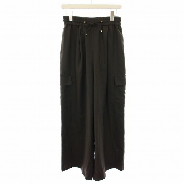 【中古】ドゥーズィエムクラス アパルトモン ウールカーゴパンツ イージーパンツ 38 茶 24030560913030 レディース