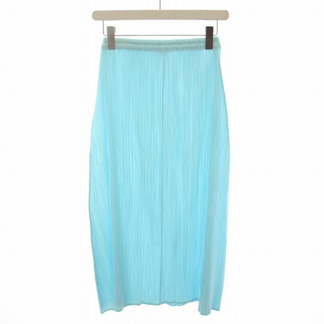 中古】プリーツプリーズ イッセイミヤケ スカート ロング プリーツ  