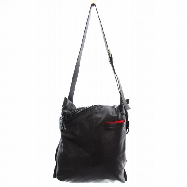 中古】カワカワ kawa-kawa レザー ショルダーバッグ ビッグ 中古】カワカワ kawa-kawa レザー ショルダーバッグ ビッグ