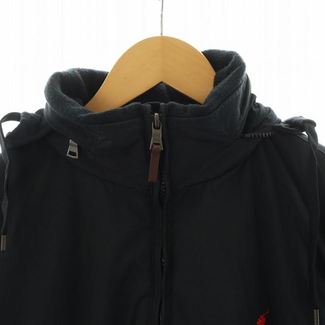 【2way✨美品】ポロラルフローレン ナイロンジャケット ブルゾン　ブラック 2way✨美品】ポロラルフローレン ナイロンジャケット ブルゾン