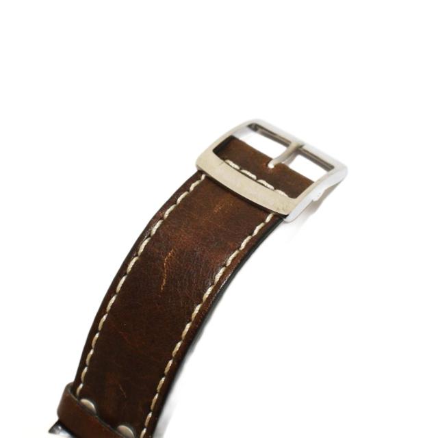 ヴィヴィアンウエストウッド ベルト オーブ スカル レザー オレンジ