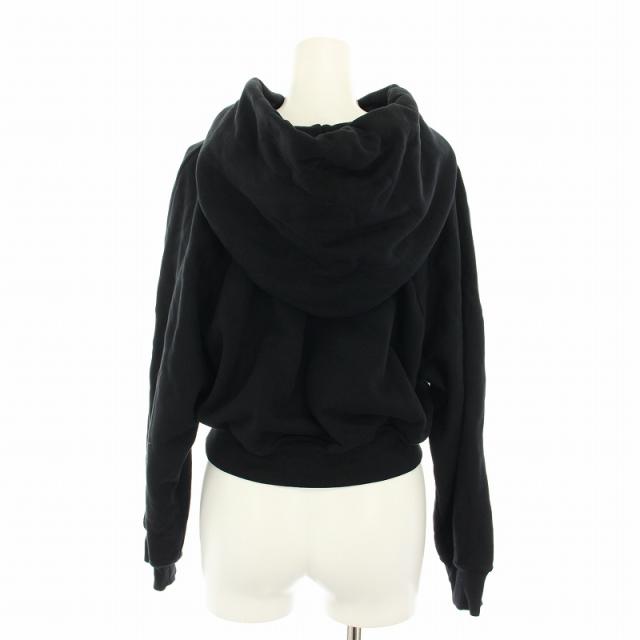 パトゥ PATOU 23AWパーカー XS 黒 23A-JE069-9995