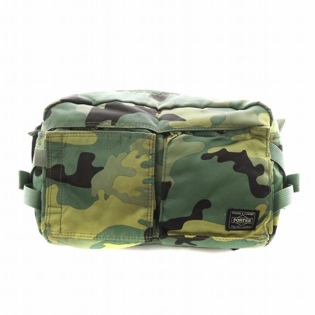 porter ポーター ウエストバック 中古 カモ 迷彩 ×A BATHING APE