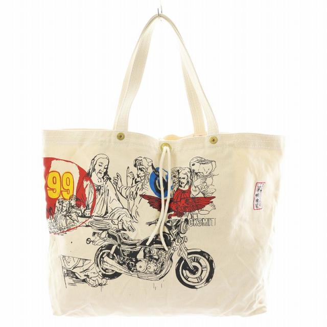 【中古】一澤帆布 × ANDY WARHOL展 京都会場限定 最後の晩餐 トートバッグ ハンドバッグ ショルダーバッグ 白