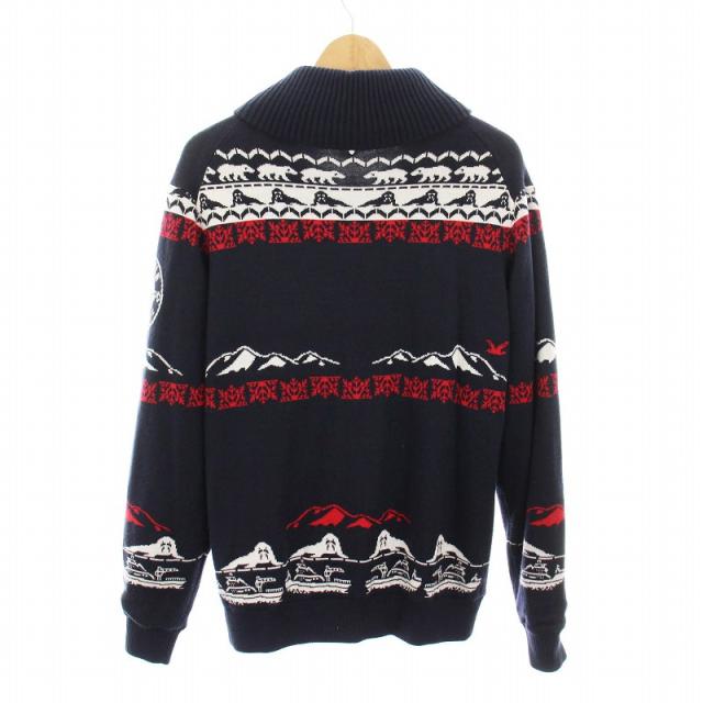 中古】キャロウェイ CALLAWAY ニットブルゾン ジャケット ショール