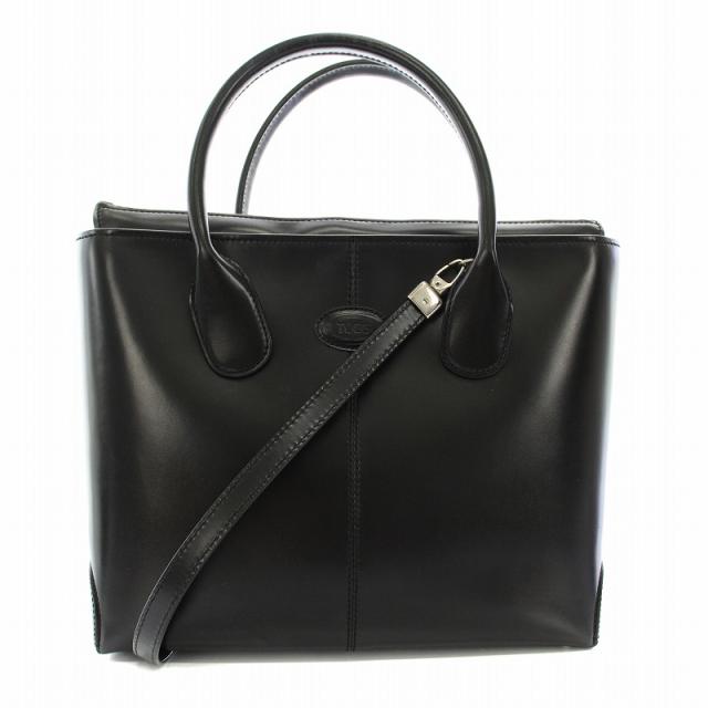 TOD'S(トッズ) トートバッグ - 黒 レザー
