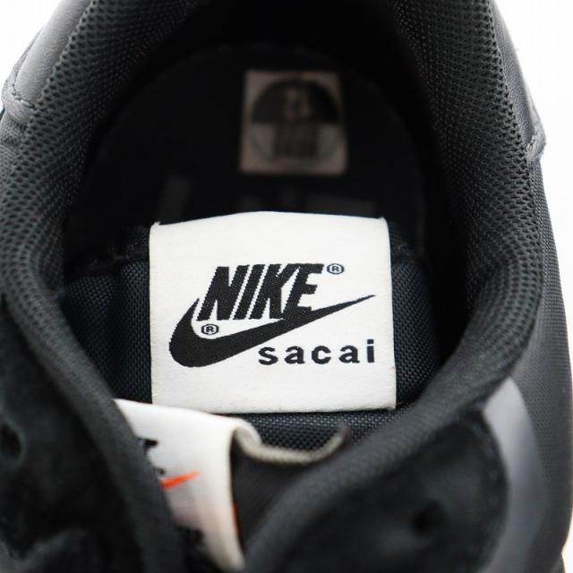 【中古】ナイキ NIKE × サカイ sacai ヴェイパーワッフル Vaporwaffle スニーカー US12 30.0cm 黒 DD1875-001
