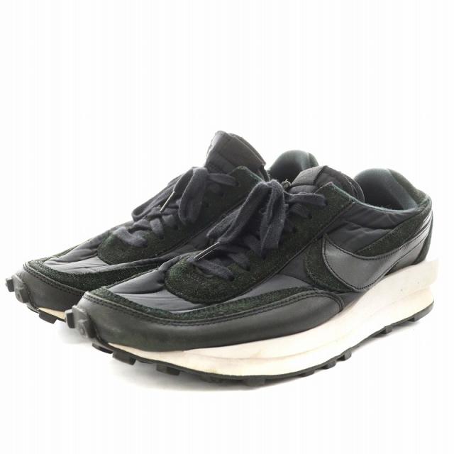 【中古】ナイキ NIKE × サカイ sacai ワッフル LDV waffle スニーカー シューズ US12 30.0cm 黒 ブラック BV0073-002