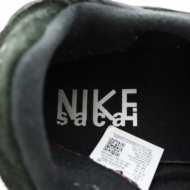 【中古】ナイキ NIKE × サカイ sacai ワッフル LDV waffle スニーカー シューズ US12 30.0cm 黒 ブラック BV0073-002