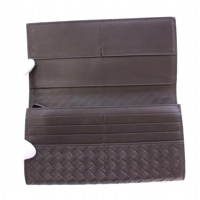 〇〇BOTTEGA VENETA ボッテガヴェネタ 二つ折り 長財布 ブラウン 中古  