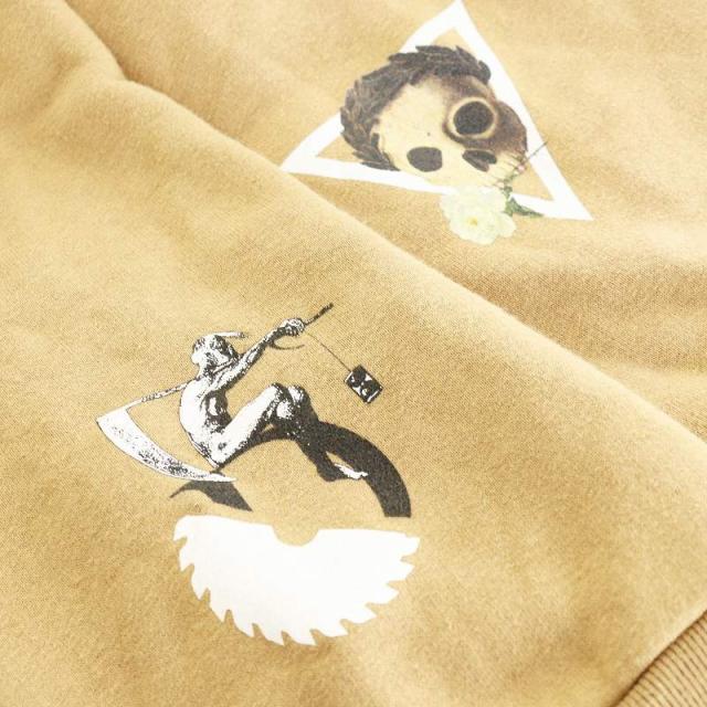 【中古】アンダーカバー 19SS BIG ZIP PARKER WITH TAPE D.HERMITS パーカー ロゴ プリント 3 中古】アンダーカバー 19SS BIG ZIP PARKER WITH TAPE D.HERMITS