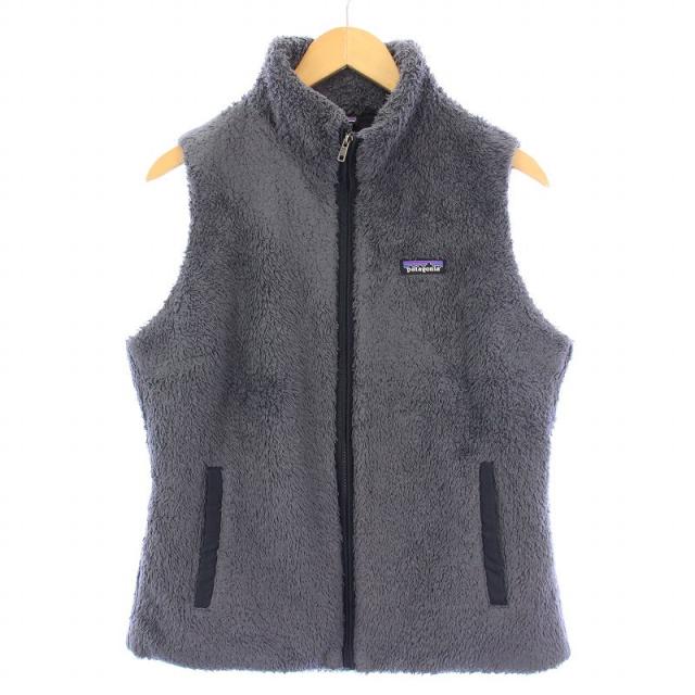 patagoniaパタゴニア ロスガトスフリースベスト メンズL ネイビー