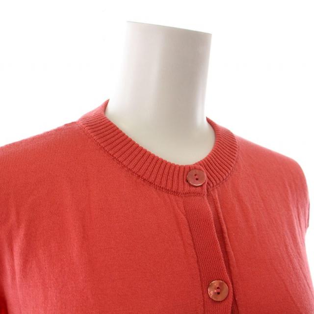 アニエスベー カーディガン レッド 中古】アニエスベー agnes b