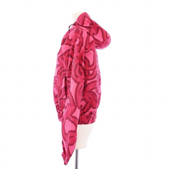 【中古】未使用品 エルメス 23SS Stirrup Fantasy 鎧の幻想 マウンテンパーカー ジャケット クロップド 36 ピンク 中古】未使用品 エルメス 23SS Stirrup Fantasy 鎧の幻想 マウンテン