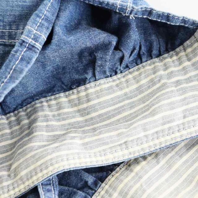 【中古】ジュンヤワタナベマン JUNYA WATANABE MAN AD2013 デニムシャツ 長袖 XS 青 ブルー WL-B015 /AN42 メンズ 中古】ジュンヤワタナベマン JUNYA WATANABE MAN AD2013 デニムシャツ