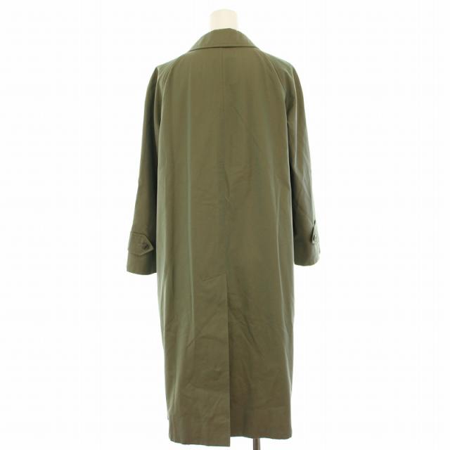 バーバリー ステンカラーコート ノバチェック カーキ ライナー付き