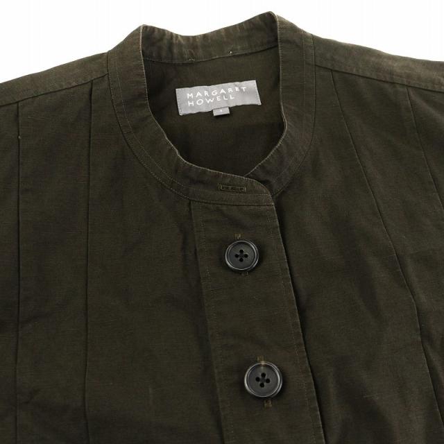 中古】ルネ ワンピース ノースリーブ スタッズ ミモレ ロング 麻