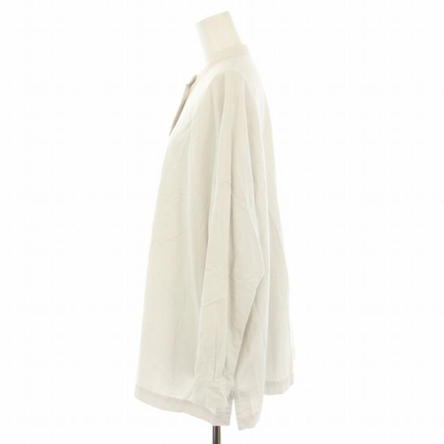 中古】アーツ&サイエンス シャツ ブラウス バンドカラー 長袖 1 白  