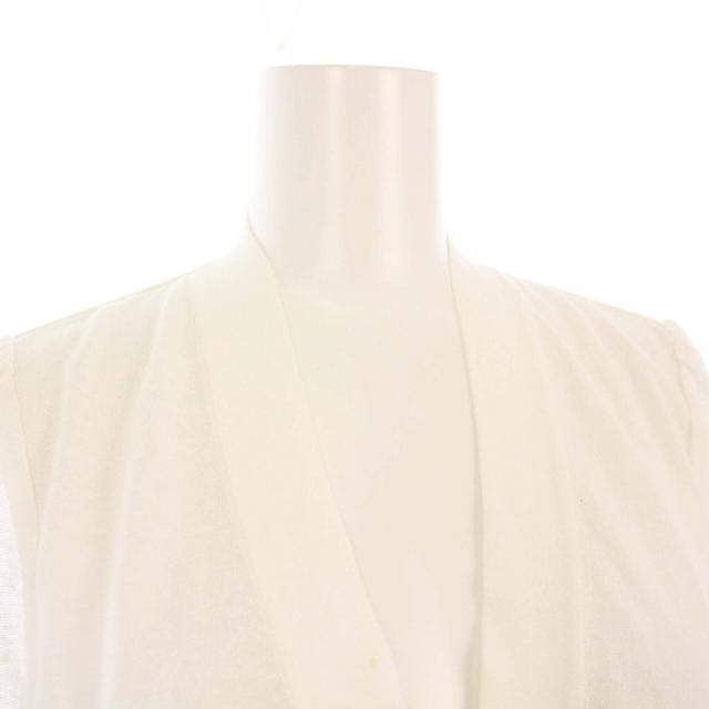Rene秋冬シンプルニットカーディガン白 中古】ルネ Rene 23年製 Shier