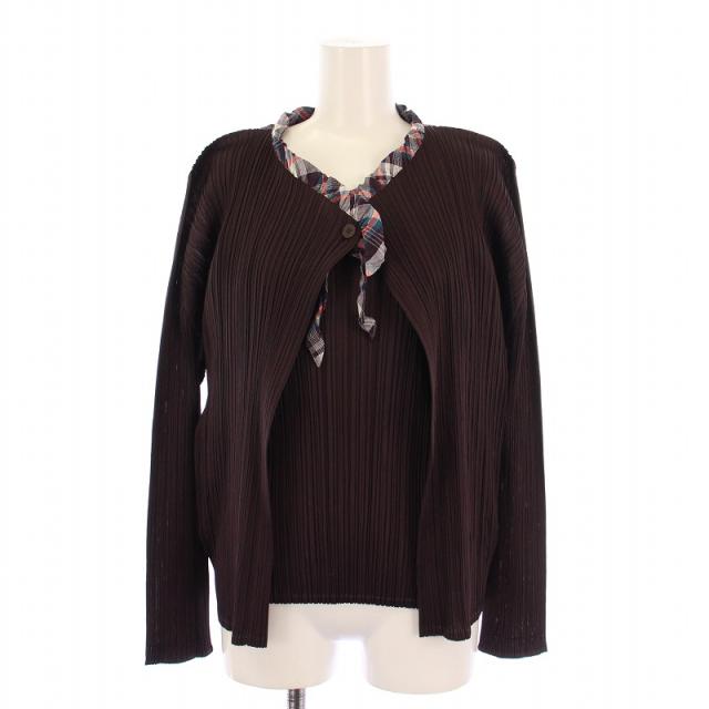 プリーツプリーズ トップス、カーディガン プリーツプリーズイッセイ