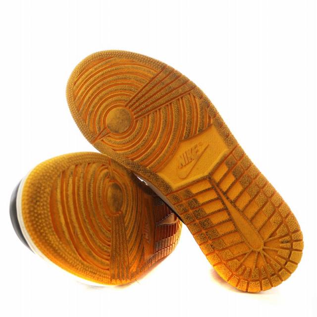 【中古】ナイキ NIKE エア ジョーダン 1 レトロ ハイ オリジナル タクシー スニーカー US8 26.0cm 黒 黄 555088-711