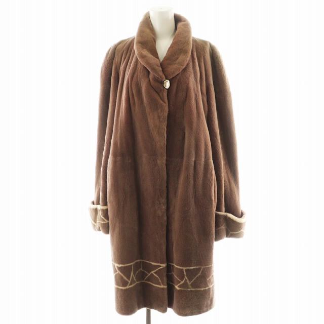 SAGA MINK】ミンクコート ロング SAGA MINK サガミンク 金サガ