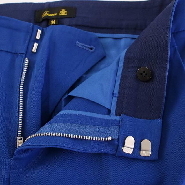 中古】ドゥロワー Drawer スリムパンツ テーパード スラックス ジップ