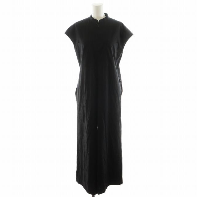 【中古】ルフィル LE PHIL コンポクト ポッチ コンビネゾン オールインワン フレンチスリーブ 00 黒